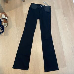 NWT Hudson Nico Mid-Rise Boot Cut Maternity Black Jeans